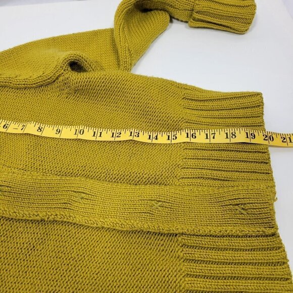 Max Azria Collection Women's Knit 100%Wool Button Up Sweater Roll Sleeves Size M - Picture 14 of 15